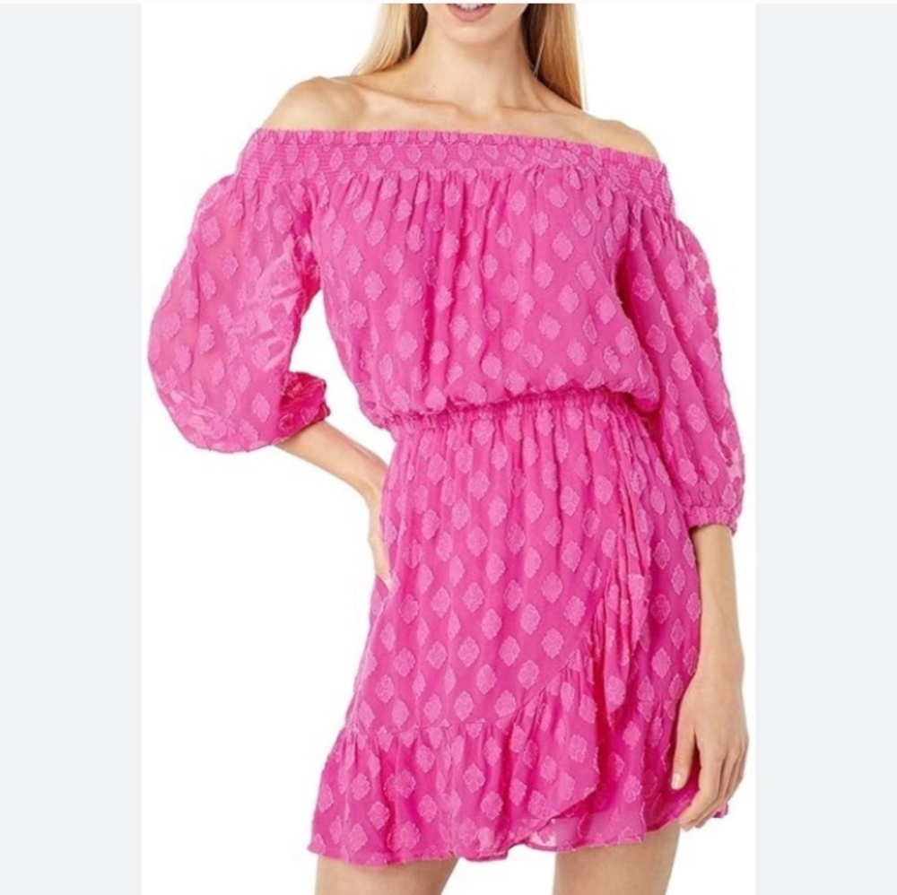 Lilly Pulitzer Off The Shoulder Rochelle Romper‎ XS